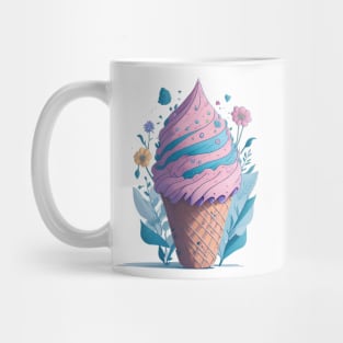 ice cream graffiti illustration Mug